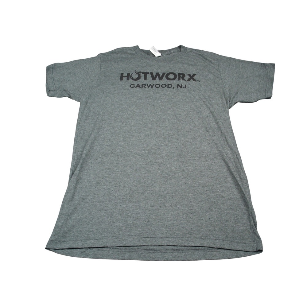 Tultex Mens Hotworx Garwood NJ Graphic T-Shirt Size M Gray Short Sleeve Tee